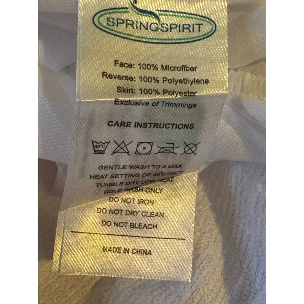 Spring Spirit Twin Size Mattress Cover NWOT
